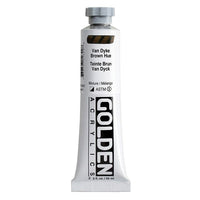 GOLDEN Heavy Body Acrylic Paint 148 ml – 1462 Van Dyke hnědý odstín