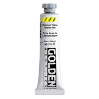 GOLDEN Heavy Body Acrylic Paint 148 ml – 1554 kadmium středně žlutý odstín