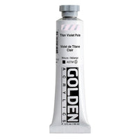 GOLDEN Heavy Body Acrylic Paint 148 ml – 1573 titanová fialová světlá