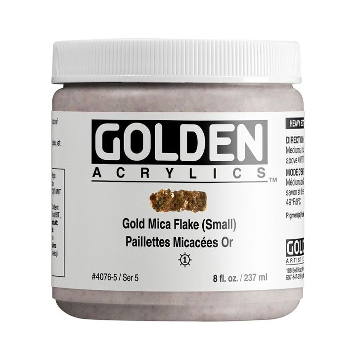 Akrylová barva GOLDEN Heavy Body Mica Flake