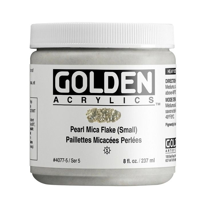 Akrylová barva GOLDEN Heavy Body Mica Flake