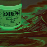 GOLDEN Heavy Body fosforeskující akrylová barva 118 ml