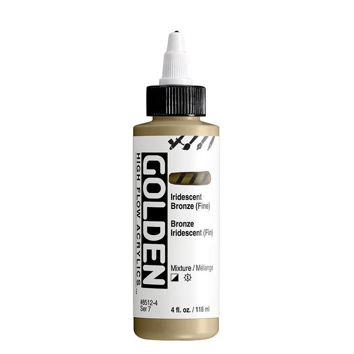 ZLATÁ Iridescentní akrylová barva High Flow 118 ml
