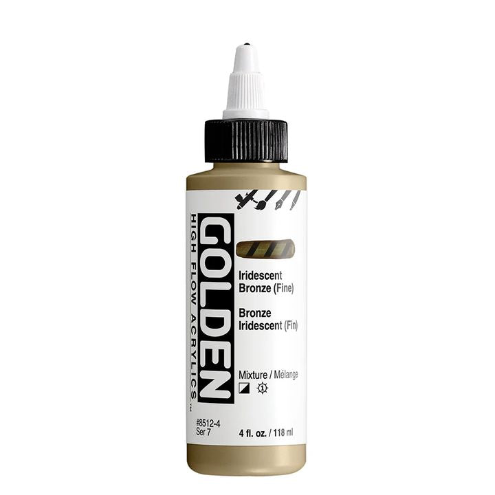 ZLATÁ Iridescentní akrylová barva High Flow 118 ml