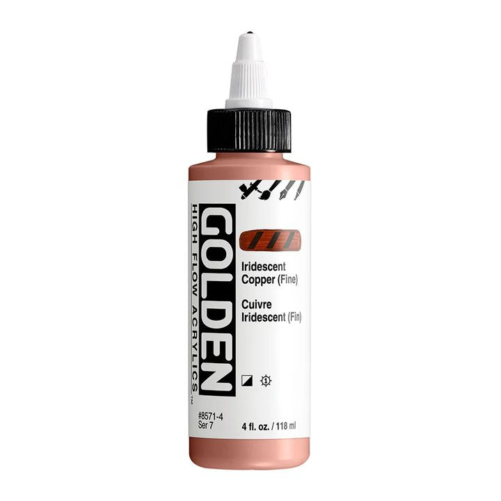 ZLATÁ Iridescentní akrylová barva High Flow 118 ml