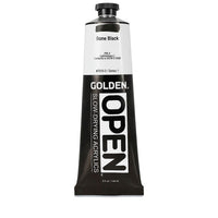 GOLDEN OPEN Pomalu schnoucí akrylová barva 148 ml – 7010 kostní černá