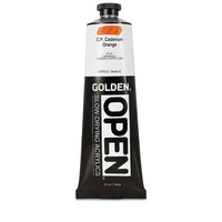 GOLDEN OPEN Pomalu schnoucí akrylová barva 148 ml – 7070 Kadmium Orange