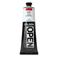 GOLDEN OPEN Pomalu schnoucí akrylová barva 148 ml – 7080 Kadmium Red Dark