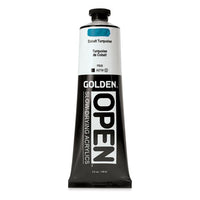 GOLDEN OPEN Pomalu schnoucí akrylová barva 148 ml – 7144 Cobalt Tyrkys