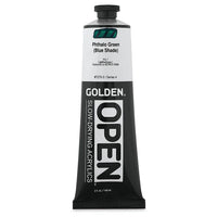 GOLDEN OPEN Pomalu schnoucí akrylová barva 148 ml – 7270 ftalocyaninová zelená (modrý odstín)