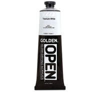 GOLDEN OPEN Pomalu schnoucí akrylová barva 148 ml – 7380 titanová bílá