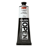GOLDEN OPEN Pomalu schnoucí akrylová barva 148 ml – 7385 Transparentní červený oxid železitý