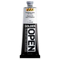 GOLDEN OPEN Pomalu schnoucí akrylová barva 148 ml – 7386 Transparentní žlutý oxid železa