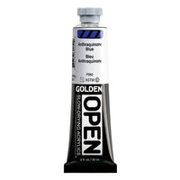 GOLDEN OPEN Pomalu schnoucí akrylová barva 59 ml – 7005 Antrachinonová modrá