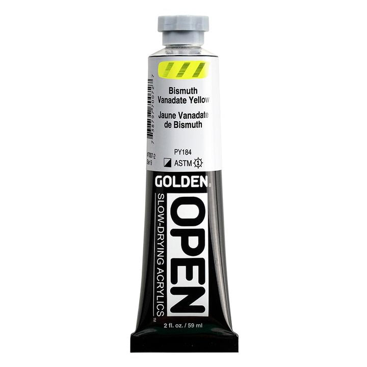 GOLDEN OPEN Pomalu schnoucí akrylová barva 59 ml – 7007 Bismuth Vanadate Yellow