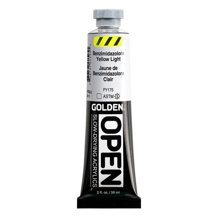 GOLDEN OPEN Pomalu schnoucí akrylová barva 59 ml – 7009 Benzimidazolon Yellow Light