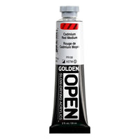 GOLDEN OPEN Pomalu schnoucí akrylová barva 59 ml – 7100 Kadmium Red Medium