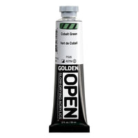 GOLDEN OPEN Pomalu schnoucí akrylová barva 59 ml – 7142 kobaltová zelená
