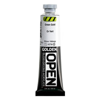 GOLDEN OPEN Pomalu schnoucí akrylová barva 59 ml – 7170 Zelená zlatá