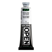 GOLDEN OPEN Pomalu schnoucí akrylová barva 59 ml – 7270 ftalocyaninová zelená (modrý odstín)