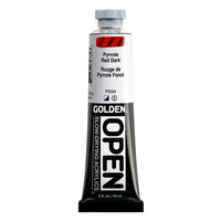 GOLDEN OPEN Pomalu schnoucí akrylová barva 59 ml – 7278 Pyrrole Red Dark