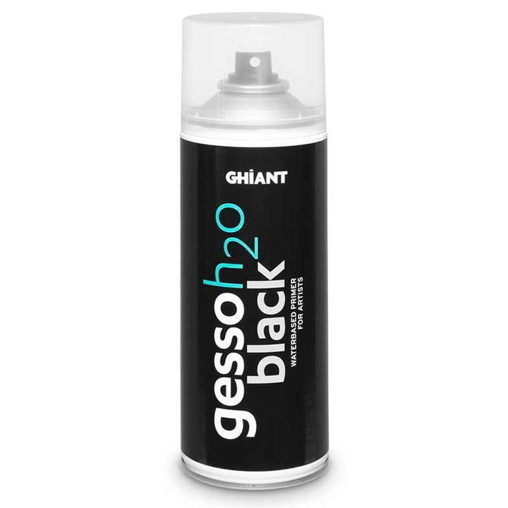 Základní nátěr ve spreji Ghiant Gesso H2O černý