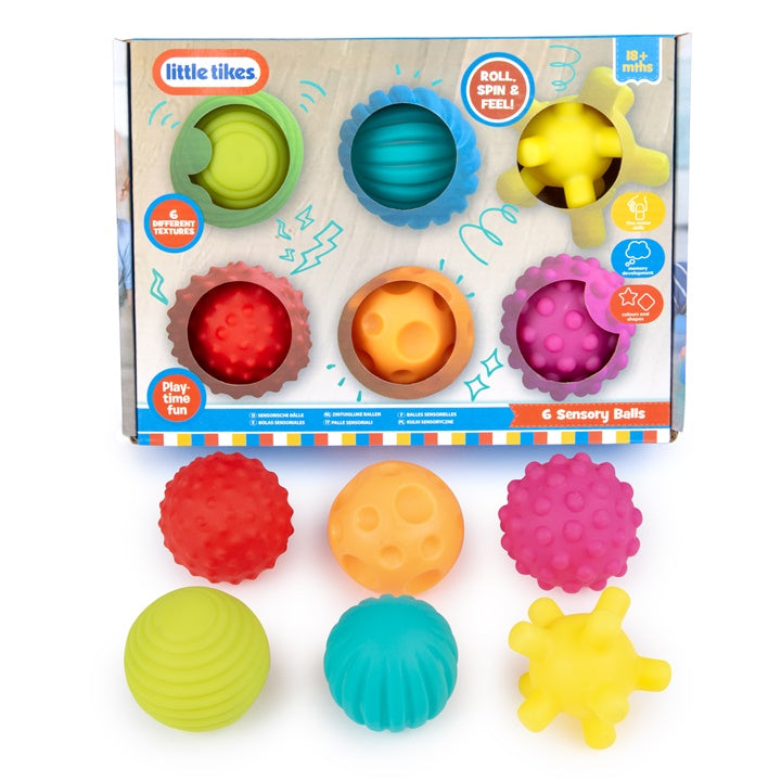 LITTLE TIKES Senzorické míčky 6 ks