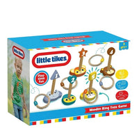 LITTLE TIKES dřevěná hra házení kruhů
