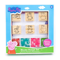 Sada dřevěných razítek PEPPA PIG