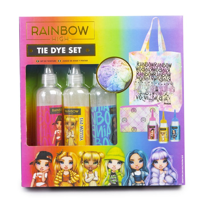 Batikovaný set RAINBOW HIGH s plátěnou taškou