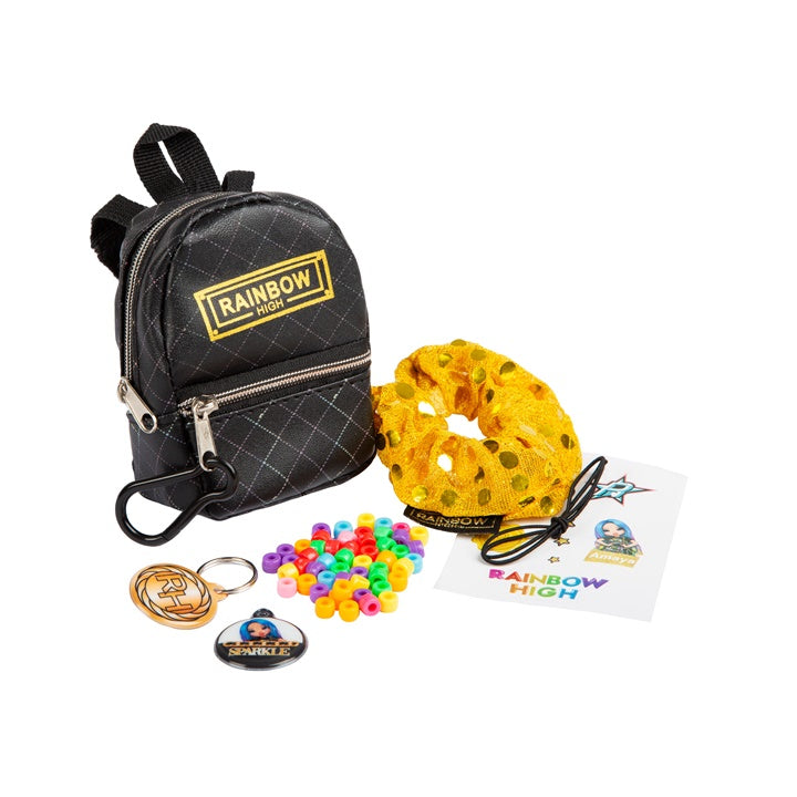 Mini batoh s příslušenstvím RAINBOW HIGH černý