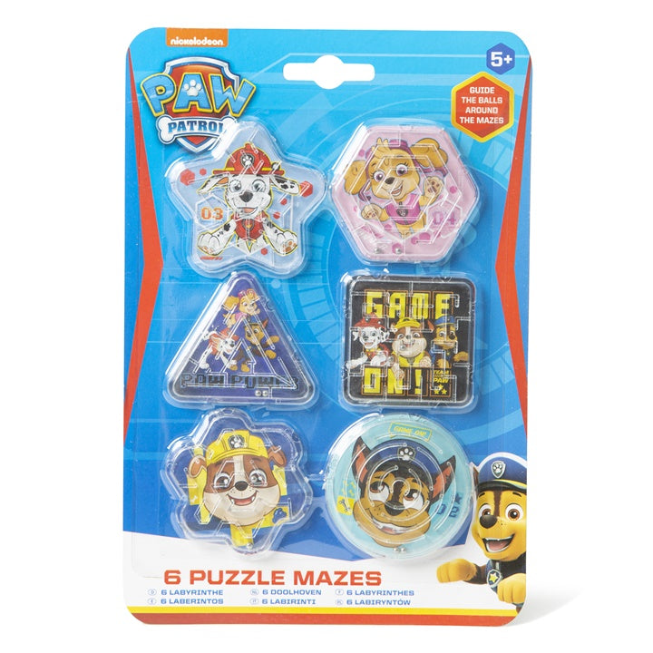 PAW PATROL mini bludiště 6 ks
