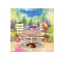 Ubrousky na DEKUPÁŽ -  Lunch on Garden Table - 1 ks