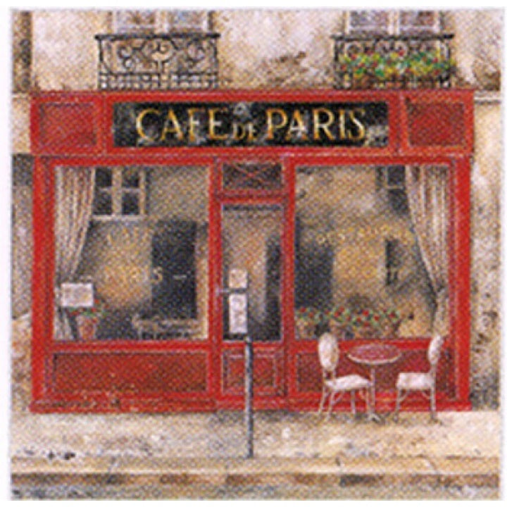 Ubrousky na DEKUPÁŽ - Cafe de Paris - 1 ks