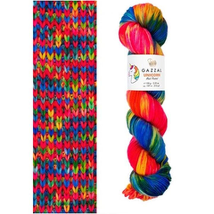 Příze na pletení Gazzal Unicorn 100 g