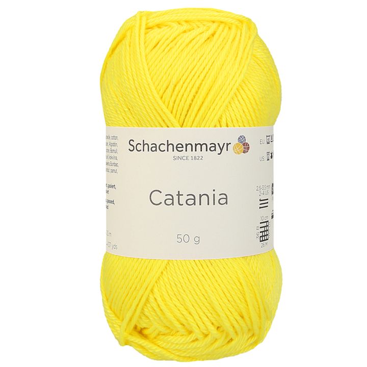 Bavlněná příze Schachenmayr SMC Catania 50 g – 00280 žlutá