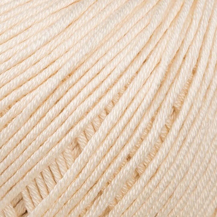 Mercerizovaná bavlna La Mia 50 g – tmavý krém
