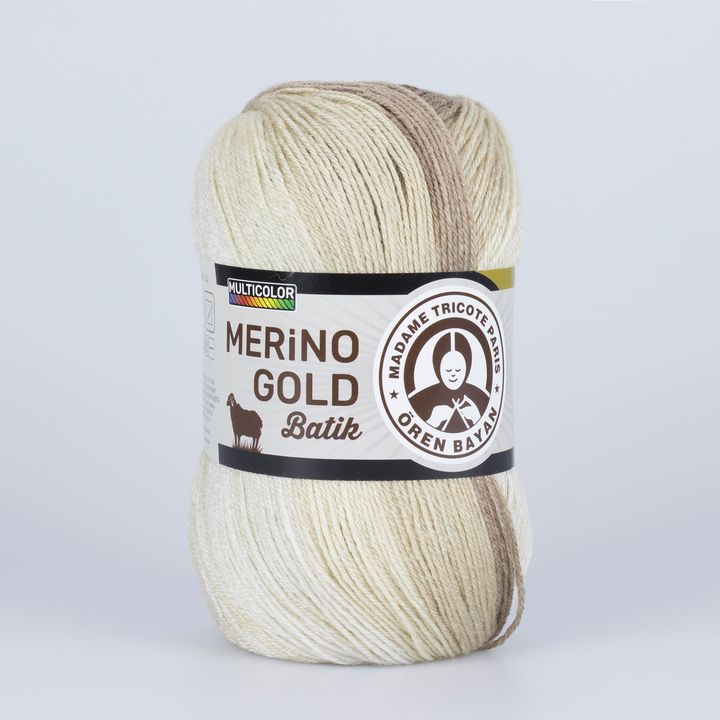 Pletací příze Madame Tricote Paris Merino Gold Batik 100 g