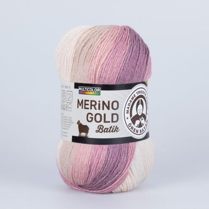Pletací příze Madame Tricote Paris Merino Gold Batik 100 g