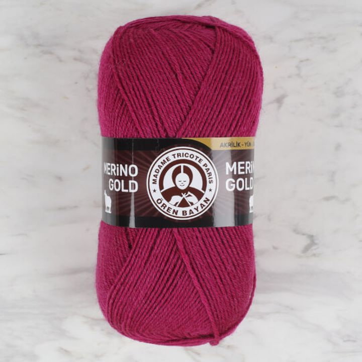 Pletací příze Madame Tricote Paris Merino Gold 100 g – Švestka