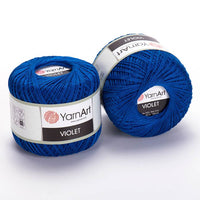 Bavlněná příze YarnArt Violet 50 g – 4915 saks modrá