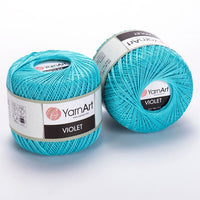 Bavlněná příze YarnArt Violet 50 g – 5353 modrá