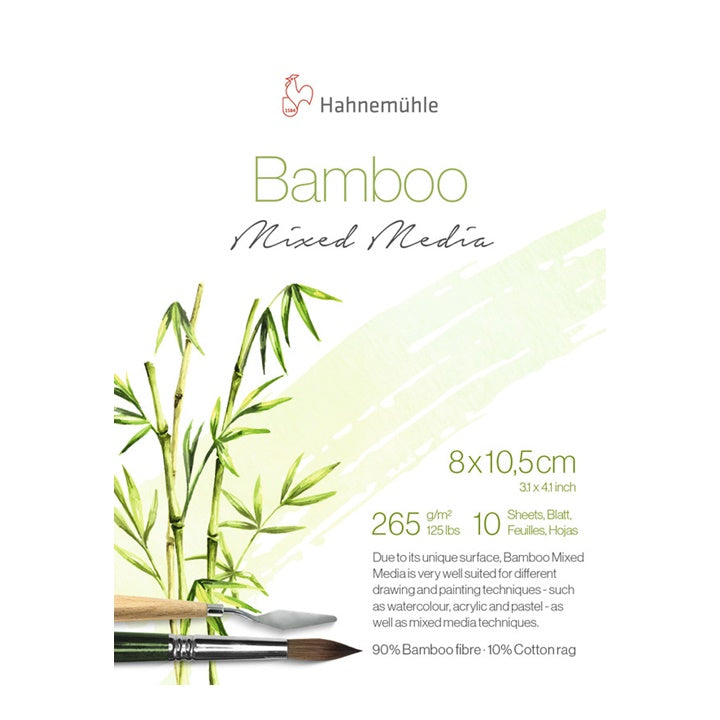 MINI BAMBOO blok HAHNEMÜHLE Mixed Media 10,5x8 cm
