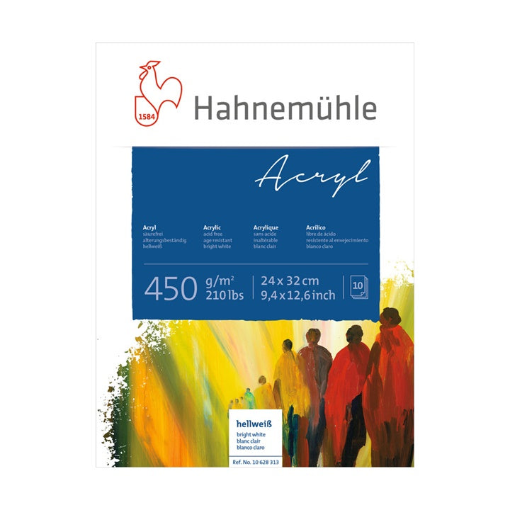Akrylový zápisník od HAHNEMÜHLE 10 listů