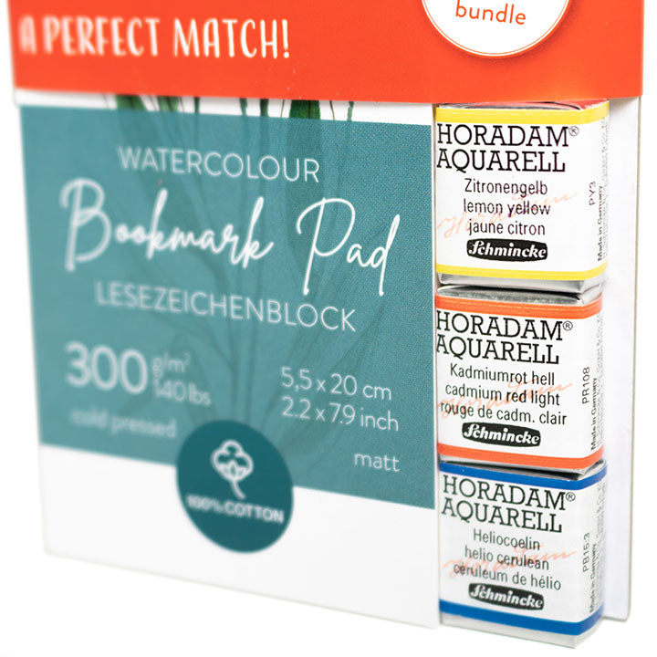 Hahnemühle - Schmincke - Da Vinci Bookmark Painting Set