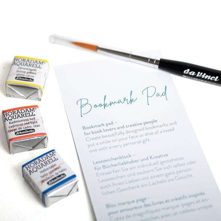 Hahnemühle - Schmincke - Da Vinci Bookmark Painting Set