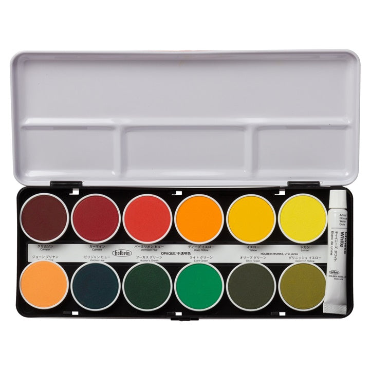 Sada akvarelových barev Cake Colors Opaque - Holbein