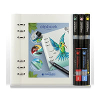 Chameleon pera se zápisníkem Filofax- sada 6 ks