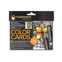 Chameleon Zen kartičky na vymalování - 16 ks