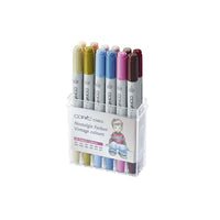 Popisovače COPIC Ciao Vintage Colours / sada 12 ks